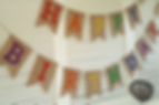 Burlap Birthday Banners