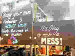 Bulk Store Sign - It's okay to make a mess!