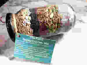Seedy Cracker Mix in a jar