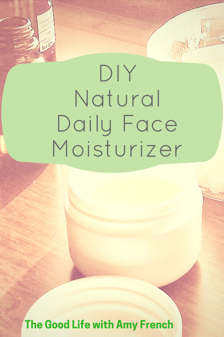 DIY Natural Daily Face Moisturiser