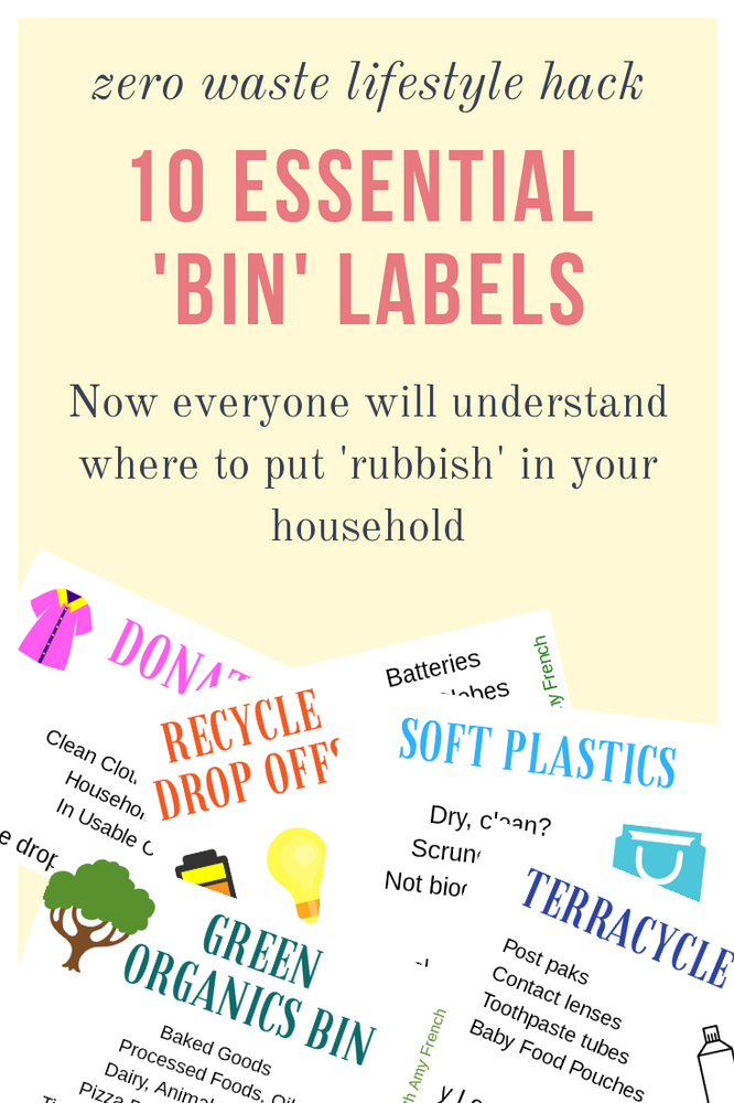 10 Essential Bin Labels for Your Home Recycling, Composting and more