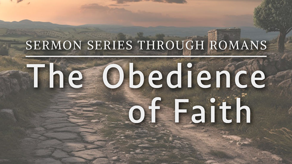 Sermon Series in Romans
