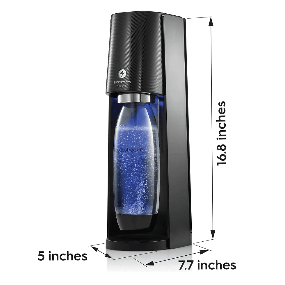 Thumbnail: SodaStream E-Terra Fizzy Drink Maker, Electric, Backlit LED
