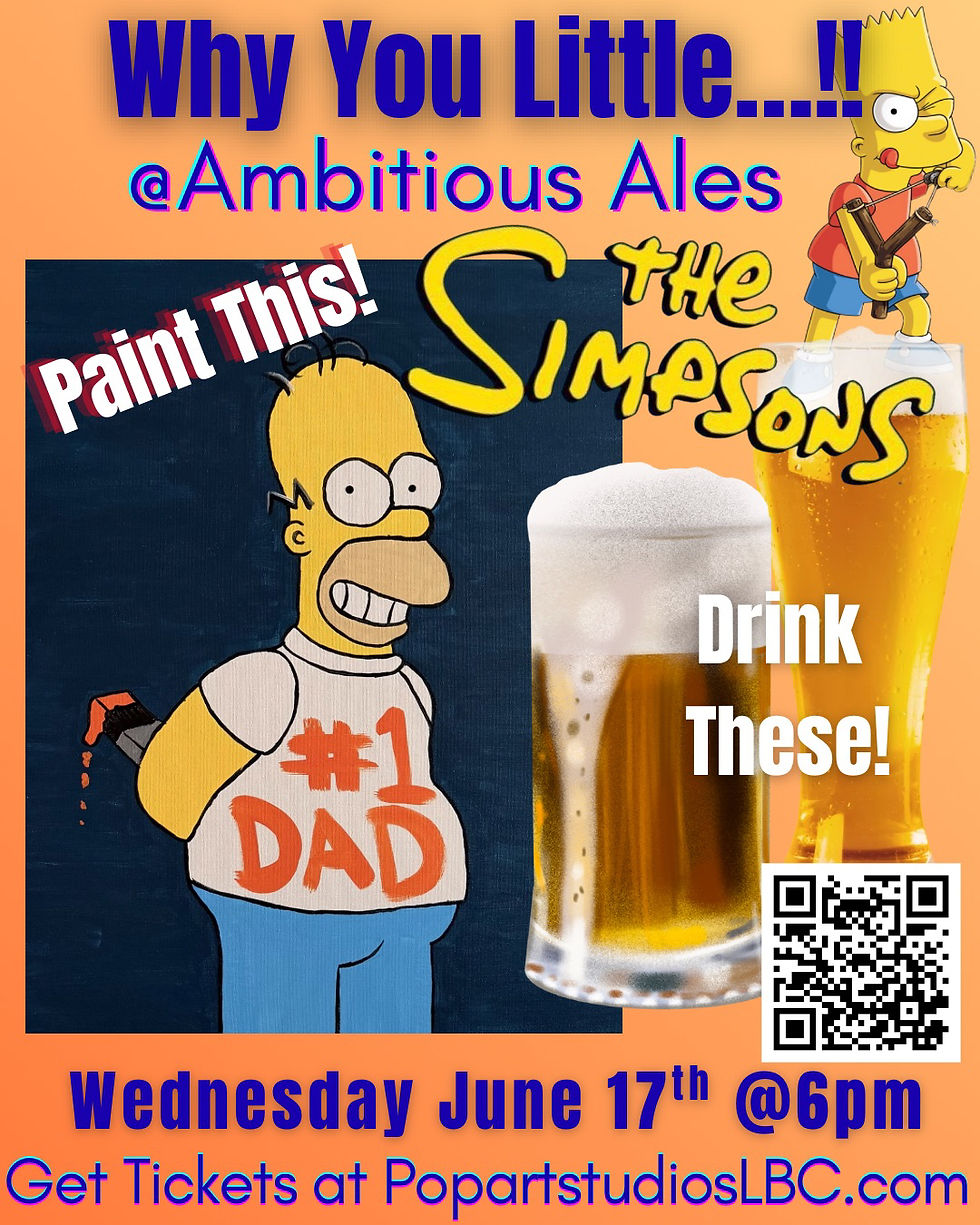 Father’s Day Homer Paint Night at Ambitious Ales  