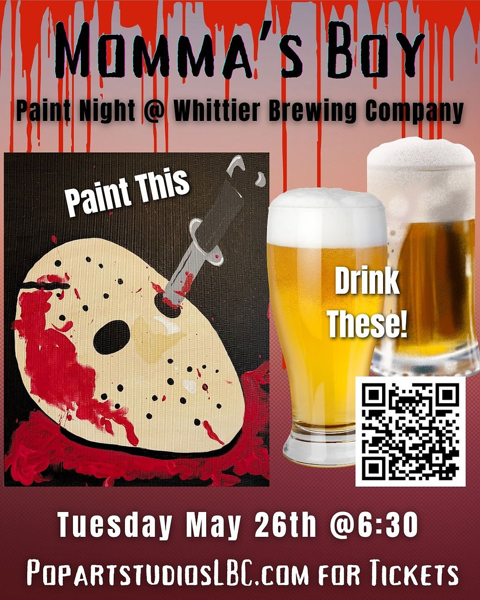 Momma’s Boy Paint Night at Whittier Brewing Company