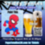 Spider Man Paint Night at Brewheim