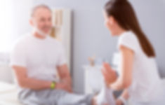 Sesión de fisioterapia