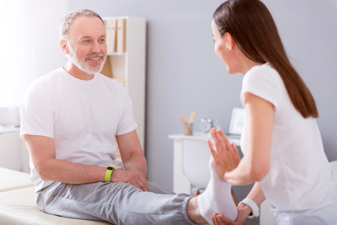 sessão de fisioterapia