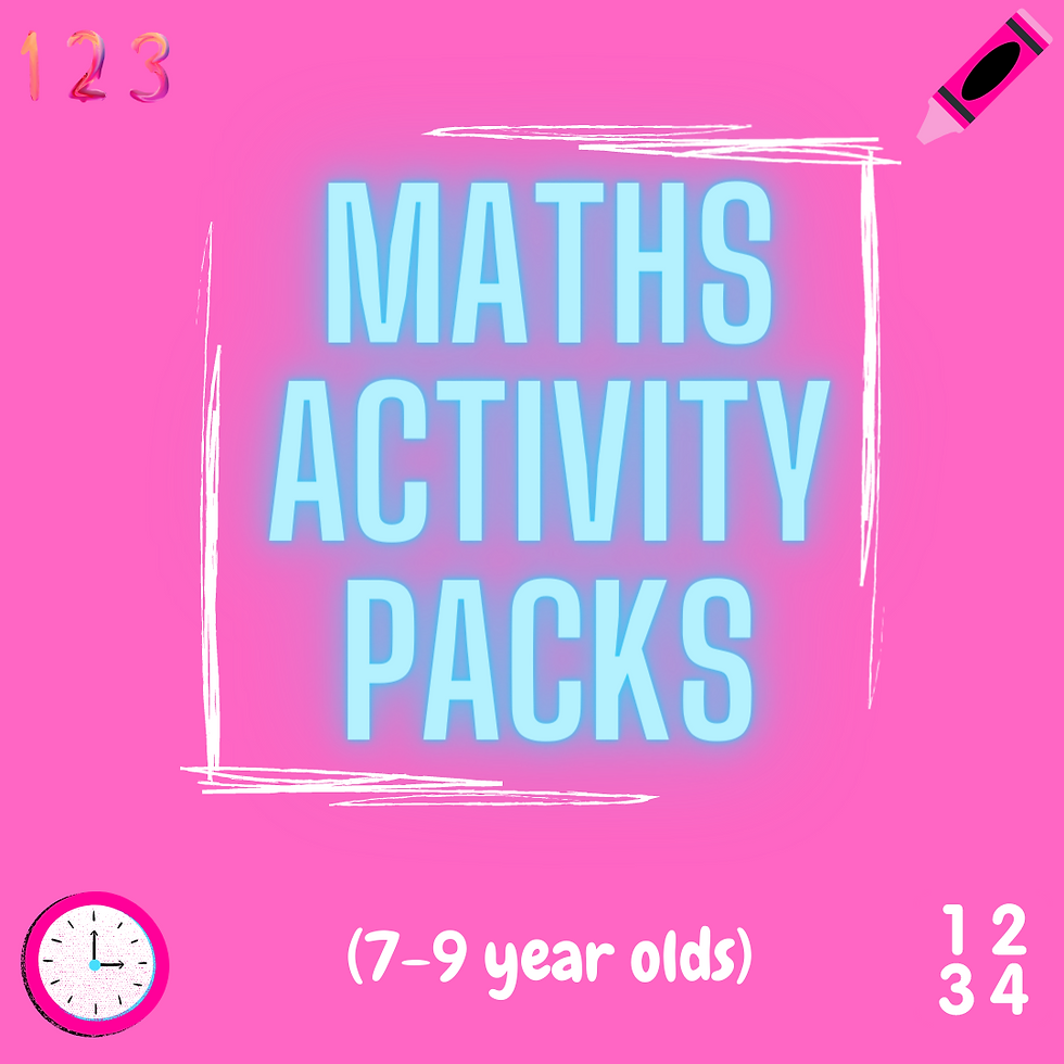 7-9yrs MATHS pack