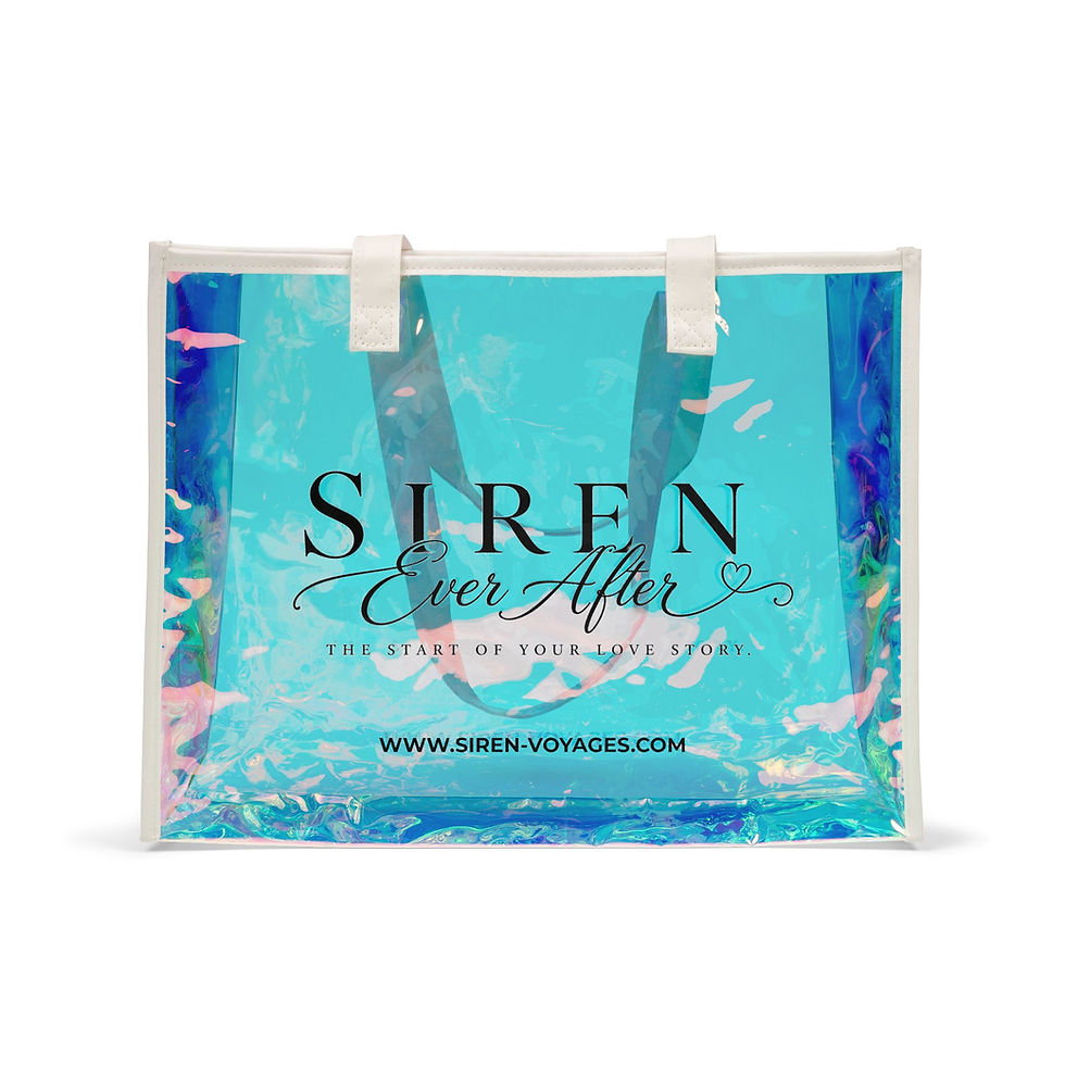 Thumbnail: Beach Holographic Tote Bag - Siren Ever After