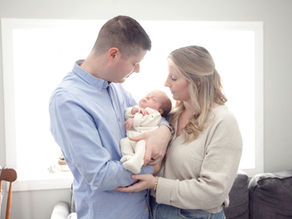 Newborn life style sessions can be a great idea to incorporate your family