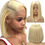 Thumbnail: 13x4 613 Blonde Straight Frontal Transparent Lace Bob wig 180% Density