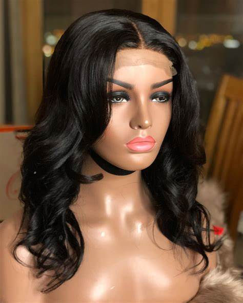 Thumbnail: 5x5 Body Wave Transparent Closure Wig 180% Density 12A Brazilian Human Hair
