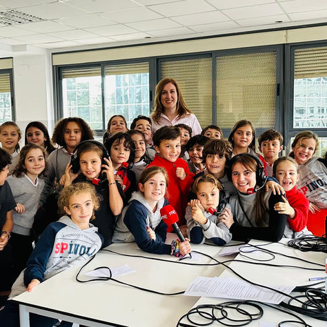 De radio a radio: Las Tardes de RNE visitan el Colegio
