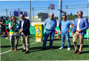 Paco Díez y la RFFM acompañan al Club Alzola Halcones en un emotivo homenaje a Carlos Matallanas