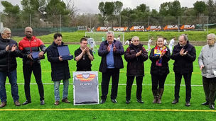 La RFFM acompaña a Los Yébenes San Bruno en el agradecimiento a los clubes Lucero Linces y Sporting Laguna por cederles sus instalaciones