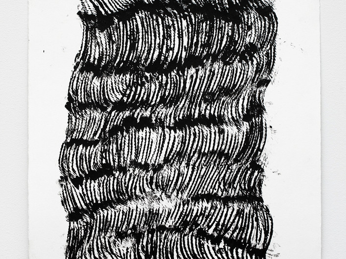 UNSTRUNG | 2023 | INK ON PAPER | 15"H x 11.5"W