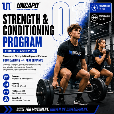 Strength & Conditioning Program - Term 3 - Options for Ages 11-18