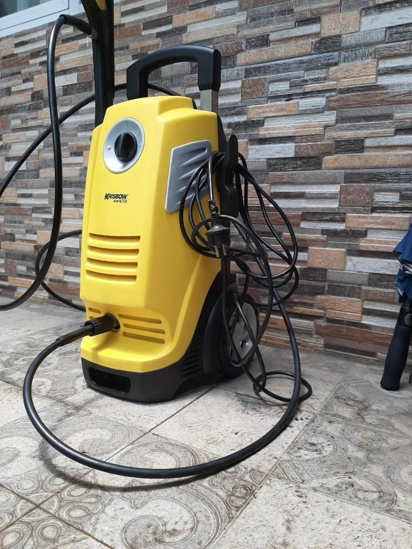 Thumbnail: SUPER POWER!! High Pressure Cleaner KRISBOW 160BAR(Bkn 120Bar) 2200w KW1800725
