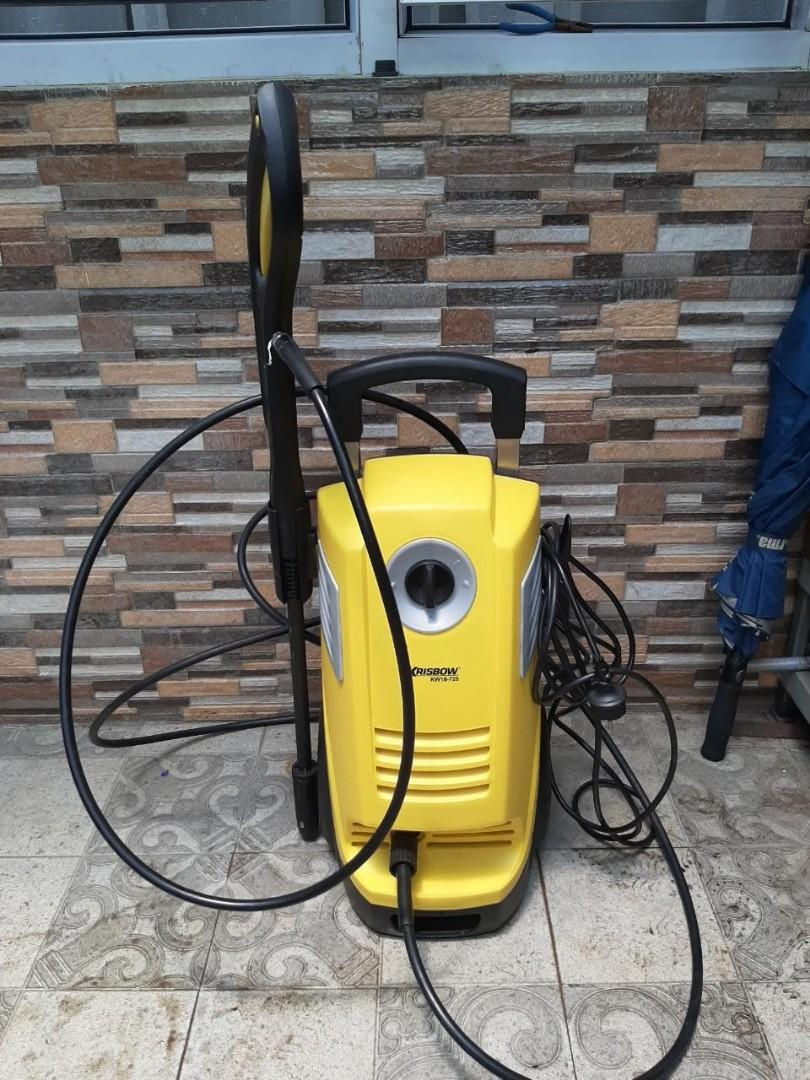 SUPER POWER!! High Pressure Cleaner KRISBOW 160BAR(Bkn 120Bar) 2200w KW1800725