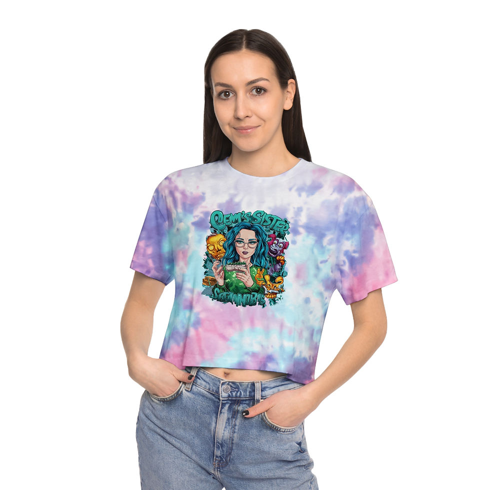 Thumbnail: Chem's Sister Women's Tie-Dye Crop Tee