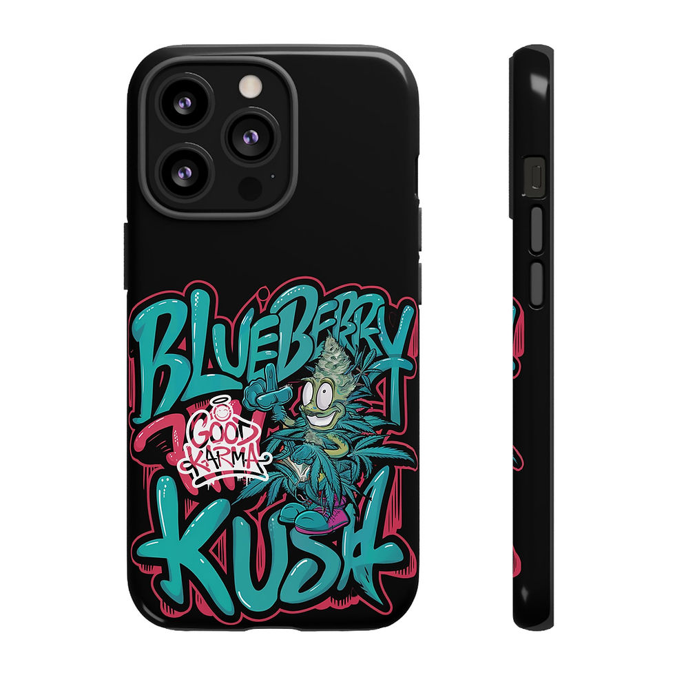 Thumbnail: Blueberry Kush Strain Phone Case