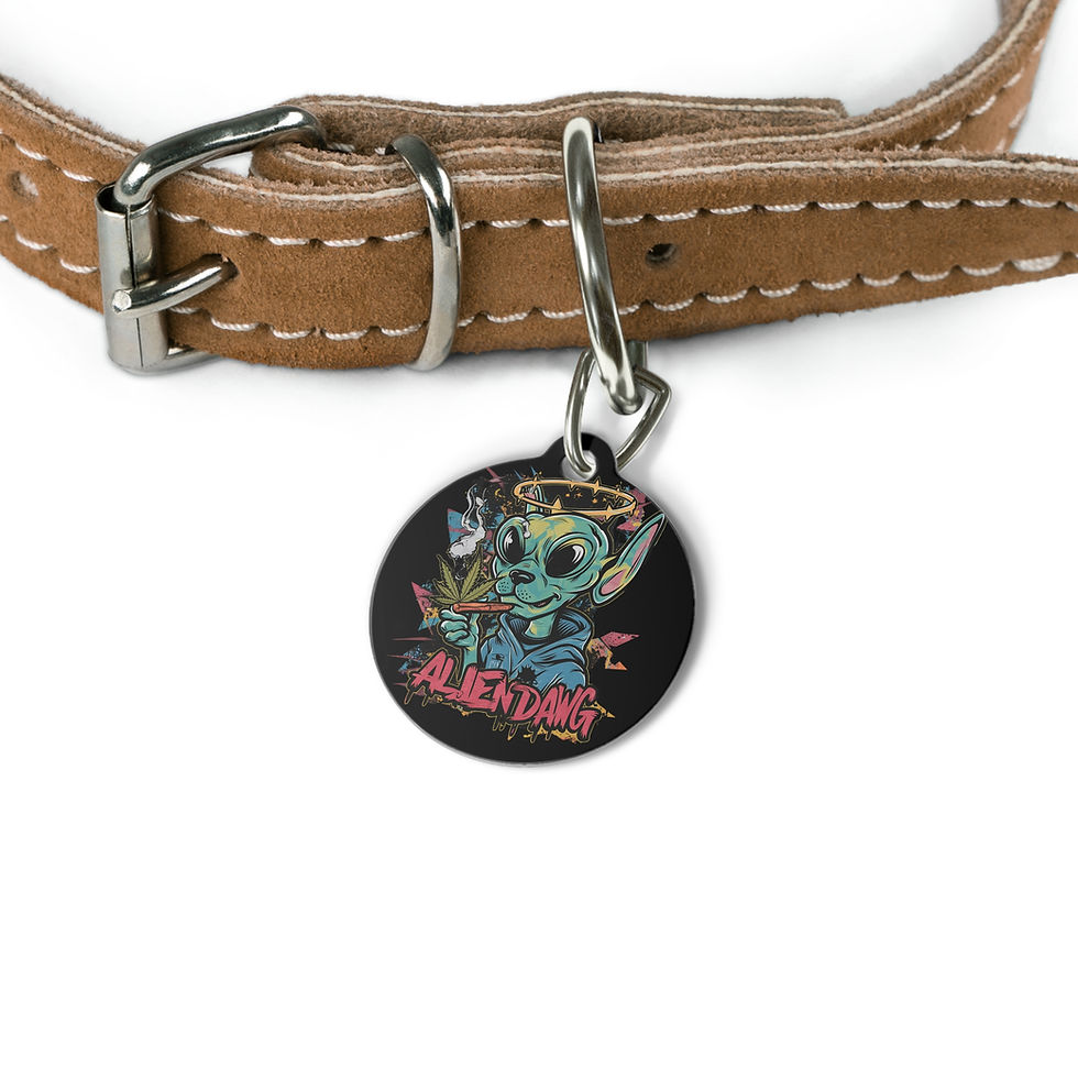 Thumbnail: Alien Dawg Pet Tag