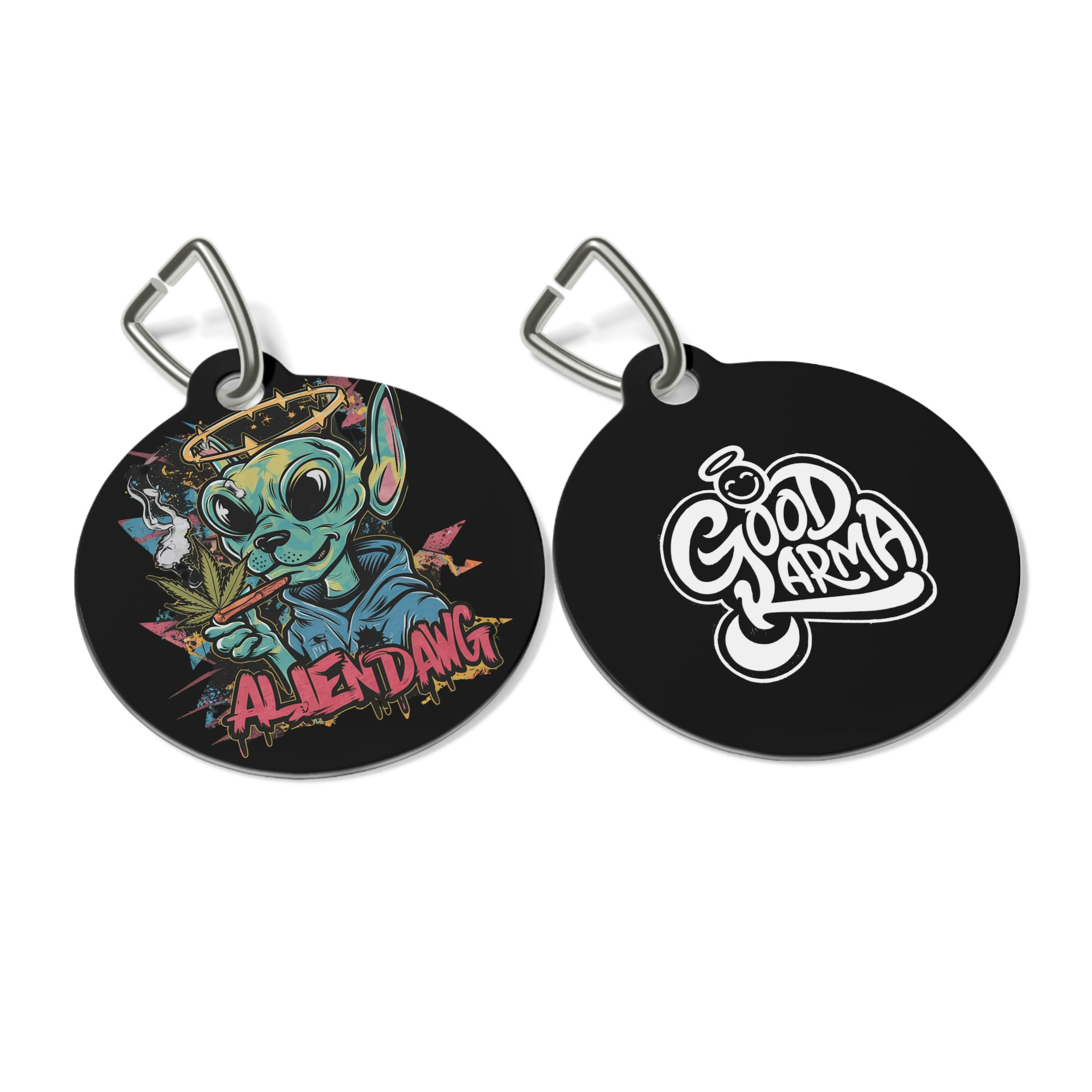 Alien Dawg Pet Tag