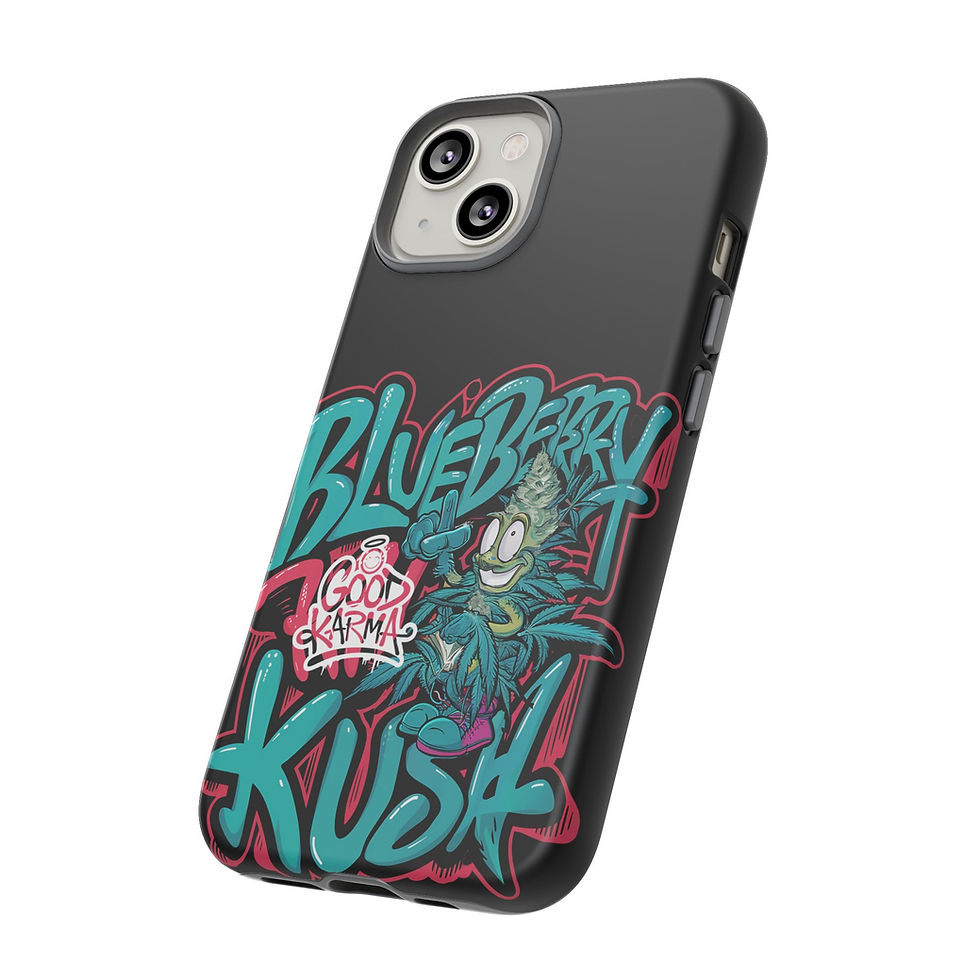 Thumbnail: Blueberry Kush Strain Phone Case