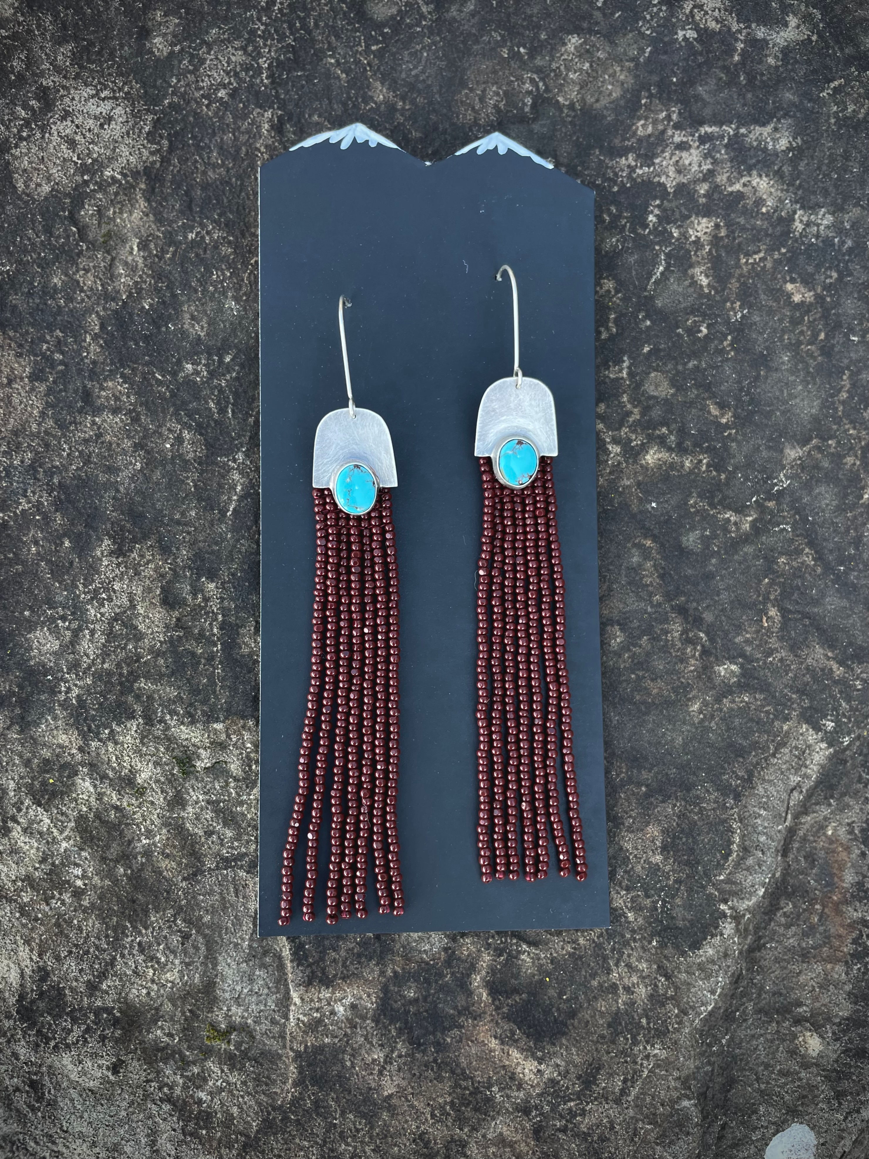 Egyptian Coffee Earrings Small