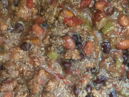 An Excellent Turkey Quinoa Chili Recipe Made in the Instant Pot