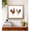 Thumbnail: A happy couple chickens fine art print, A4 and A3