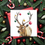 Thumbnail: A majestic Stag with baubles christmas art card