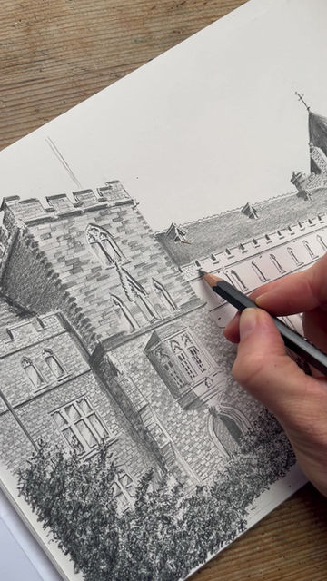 Thumbnail: Tonbridge School fine art print, A4 and A3