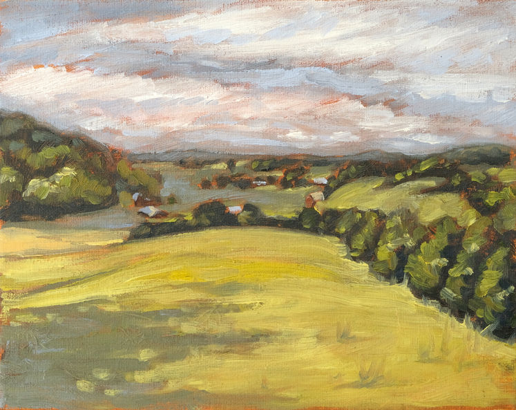 an oil painting by Hannah Jo Burkhart