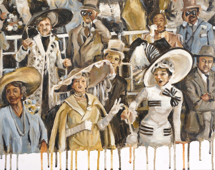 an oil painting by Hannah Jo Burkhart