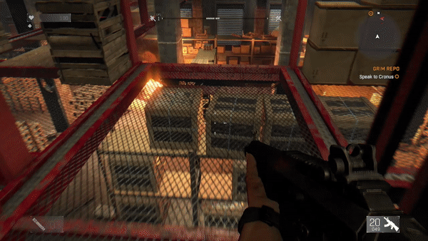 Catwalks provide height advantage in ranged combat