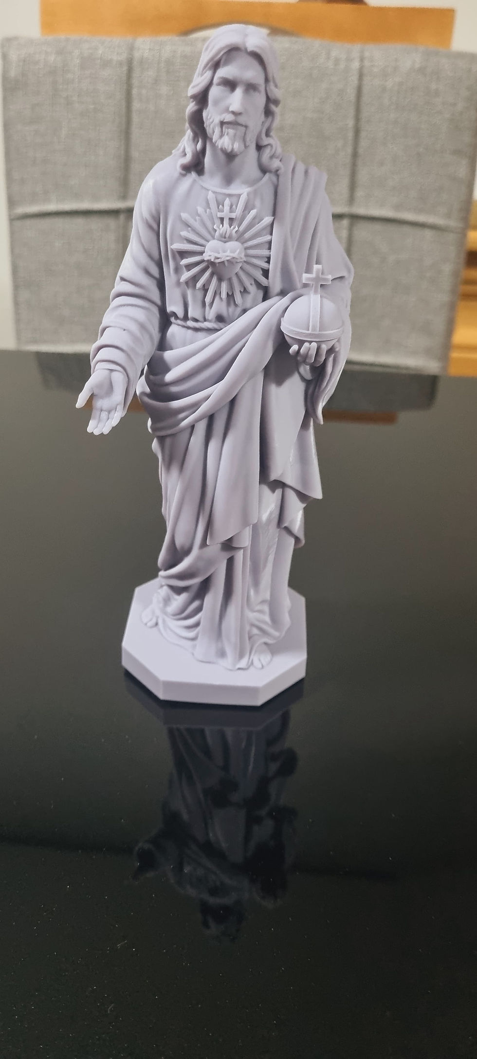 Estatueta: Sagrado Coração De Jesus