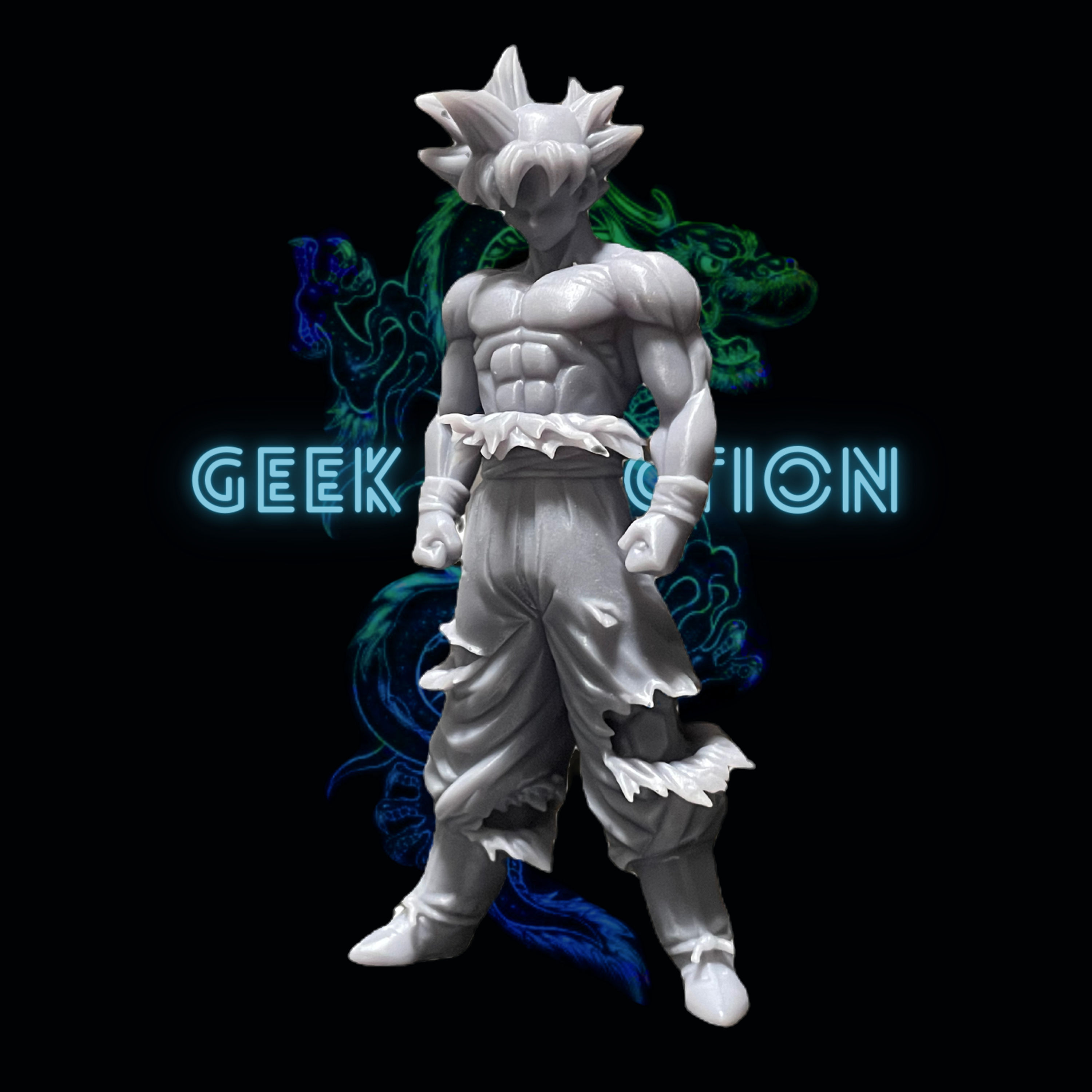 Action Figure - Goku Ultra Instinct - Pronto para pintar
