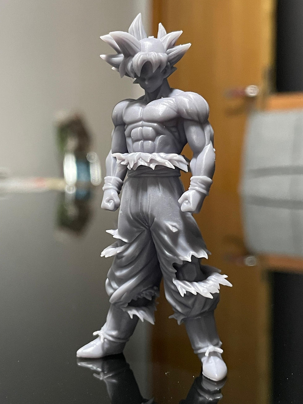 Action Figure - Goku Ultra Instinct - Pronto para pintar