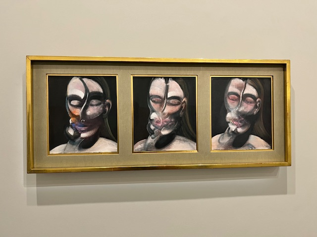 Francis Bacon, Three Studies for a Portrait (1976). Photo : Julie Baron