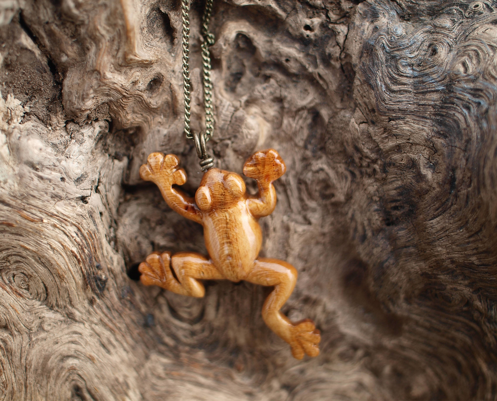 Miniature : Pendentif grenouille