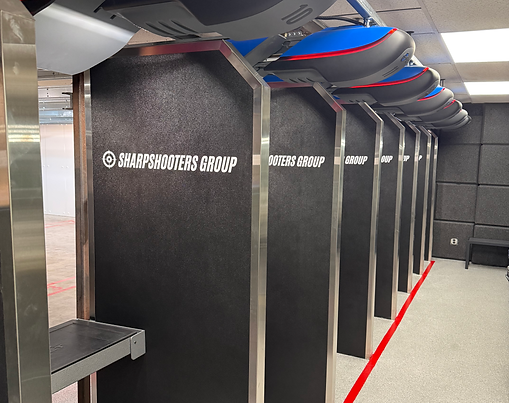 Indoor shooting range renovation with structural upgrades and ballistic system preparation in Lorton, Virginia