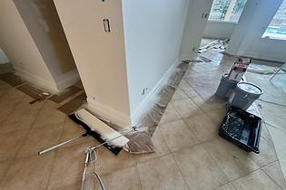 baseboard painting