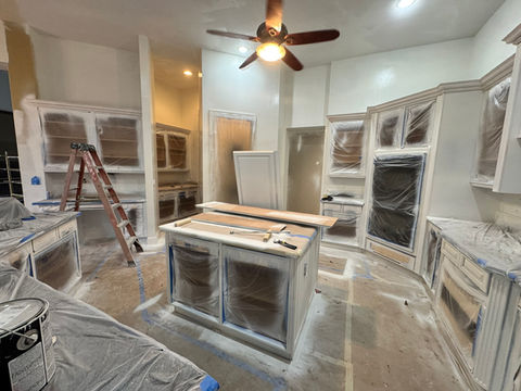 Cabinet refinishing