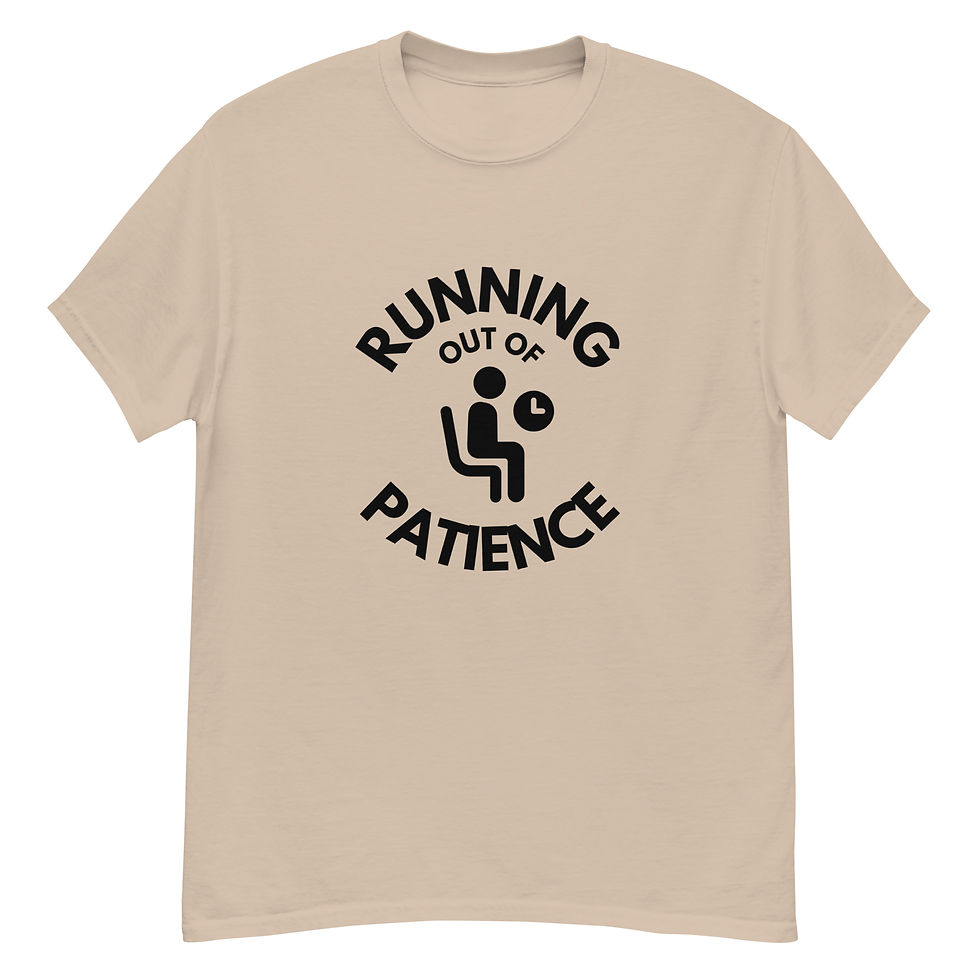Thumbnail: Running Out Unisex statement tee