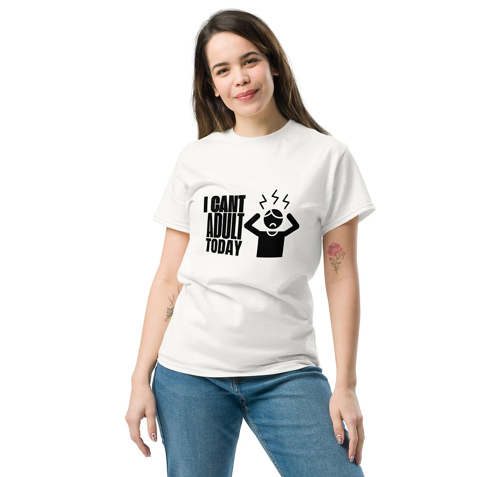 Thumbnail: Adulting Unisex Statement Tee