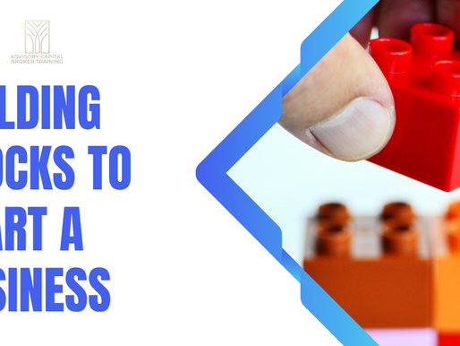 Building Blocks to Start a Business