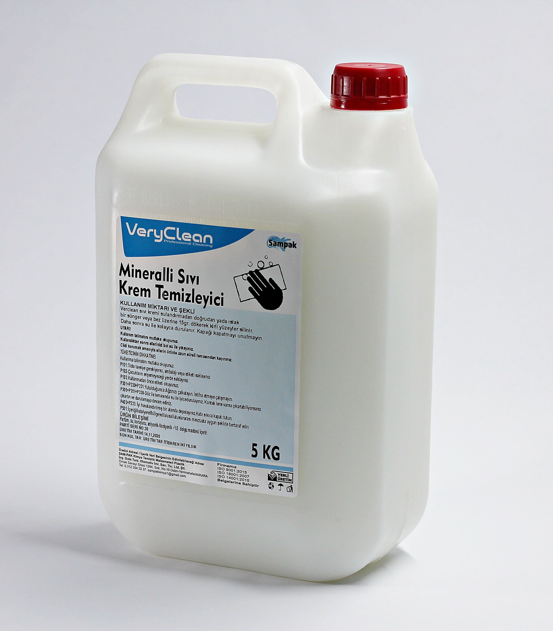 Mineralli Sıvı Krem Temizleyici