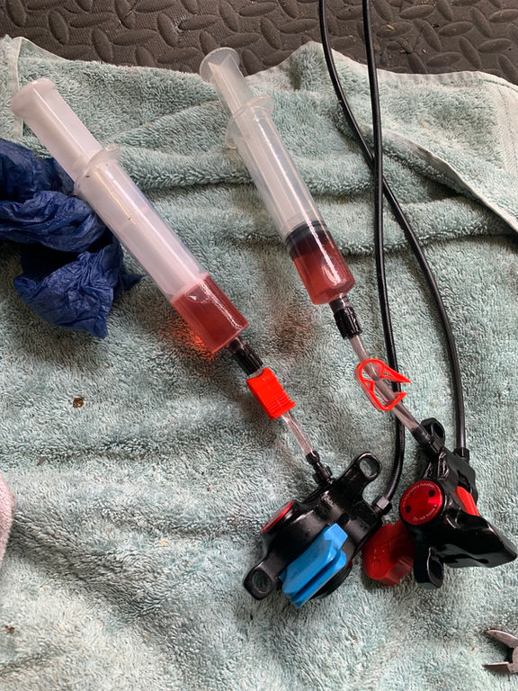 Mineral oil brake fluid change